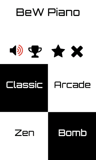 Black and White Piano Tiles