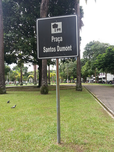 Placa Da Praça Santos Drumond
