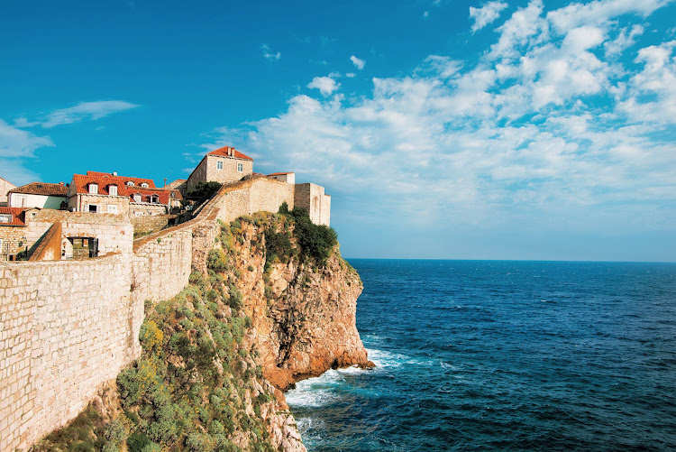 Stroll around Dubrovnik, Croatia, and check out the centuries-old fortifications during your itinerary on Tere Moana.