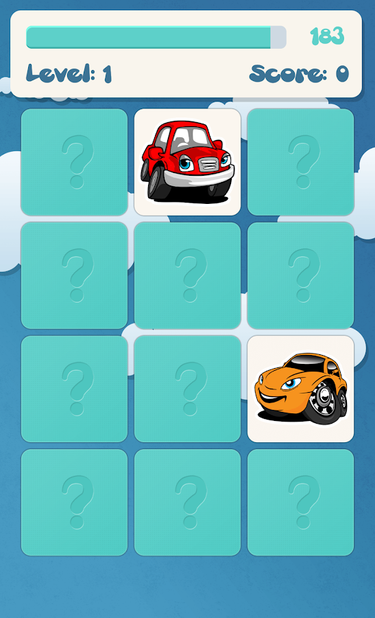 Cars memory game for kids Android Apps on Google Play
