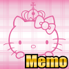 ハローキティ メモ帳（007SH KT限定）