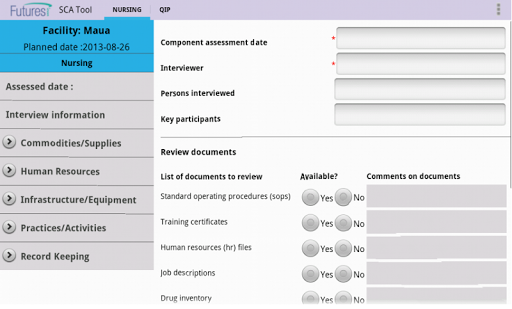 SCA Application Live