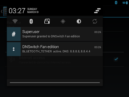 DNS switch Fan edition Screenshot