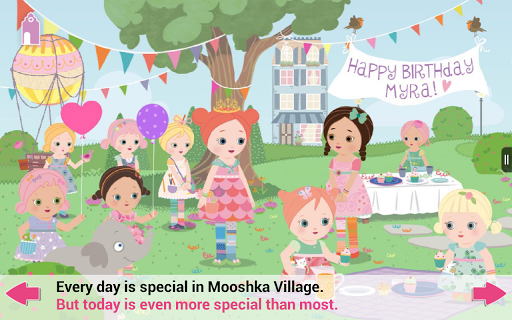 【免費書籍App】Mooshka: Myra's Birthday-APP點子