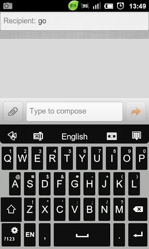 GO Keyboard Alpha Theme