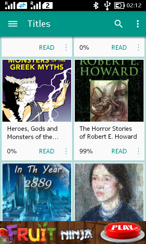 Книжная полка FBReader — приложение на Android