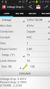 How to download Voltage Drop Calculator Free 2.3 unlimited apk for android