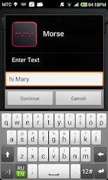 Flashlight with Morse poster 5