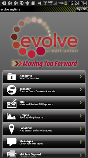 evolve Mobile Banking