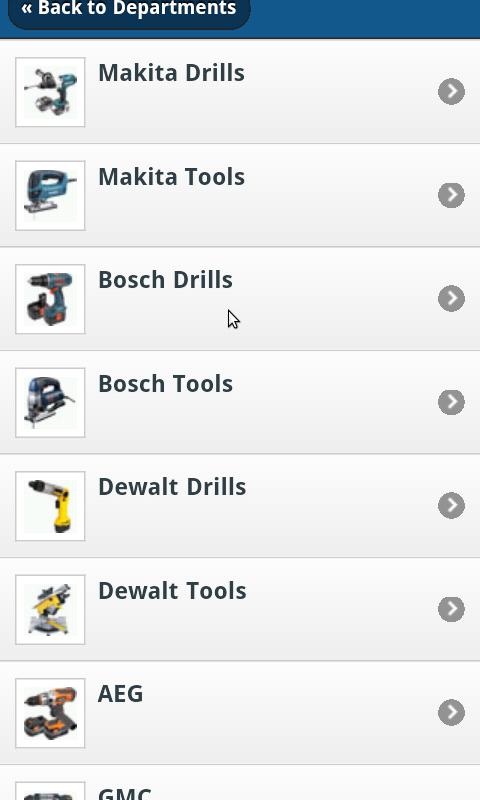 Toolstation Mobile Screen 3