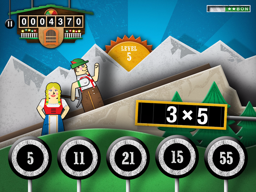 YodelOh Math Mountain Screen 2