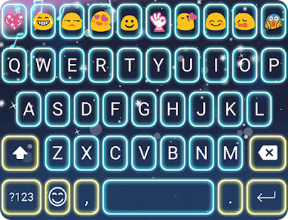 Neon Love Emoji Keyboard Theme(圖5)-速報App