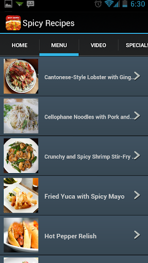 【免費生活App】Spicy Recipes-APP點子