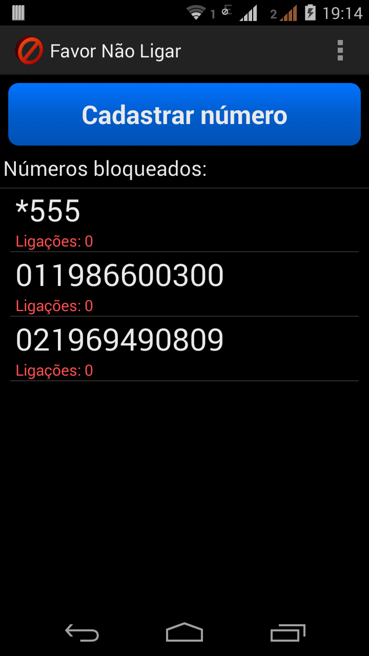 Android application Please No Call (FULL) screenshort