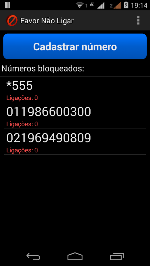 Android application Please No Call (FULL) screenshort