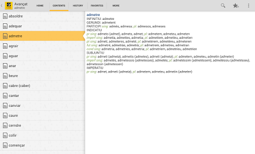 Advanced Catalan Dictionary TR Screenshots 4