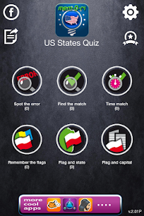 Mem-O-ri U.S. states Quiz Screenshots 1