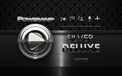 Screenshot Poweramp skin Silver Deluxe v1.40