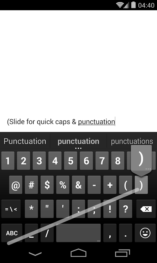 Google Keyboard - screenshot