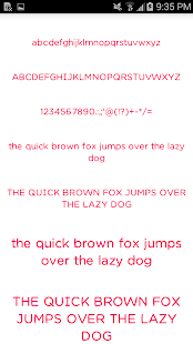 Color Fonts for FlipFont #7 - náhled