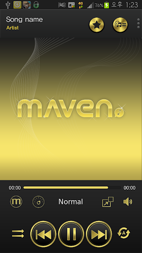 【免費個人化App】MAVEN Player Gold(Black) Skin-APP點子