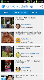 Free Ice Bucket Challenge Videos APK for PC