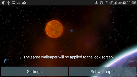 Download Pixel Space War Live Wallpaper APK for Android
