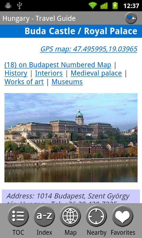 Hungary - Travel Guide Screen 3