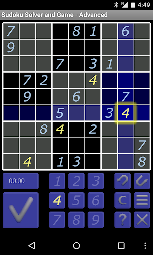 Sudoku Solver and Game - Free