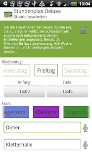 Stundenplan Deluxe Plus - screenshot thumbnail