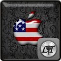 American Flag Apple Go Locker logo