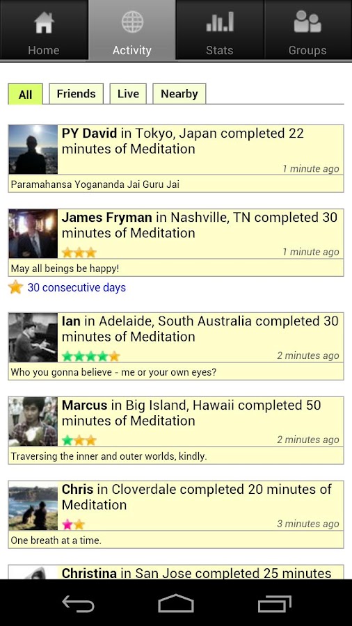 Insight Timer Meditation Timer Android Apps on Google Play