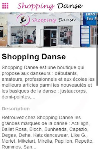 Shopping Danse