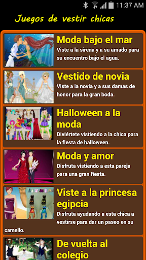 Juegos de vestir chicas