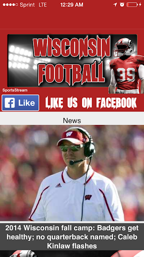 【免費運動App】Wisconsin Football STREAM-APP點子