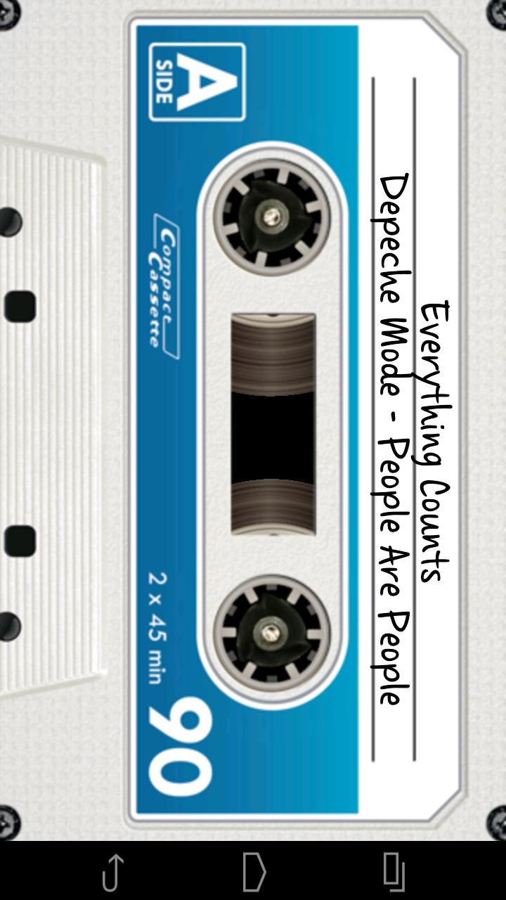 Android application DeliTape Deluxe Cassette FREE screenshort