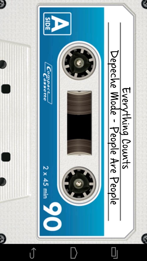 Android application DeliTape Deluxe Cassette FREE screenshort