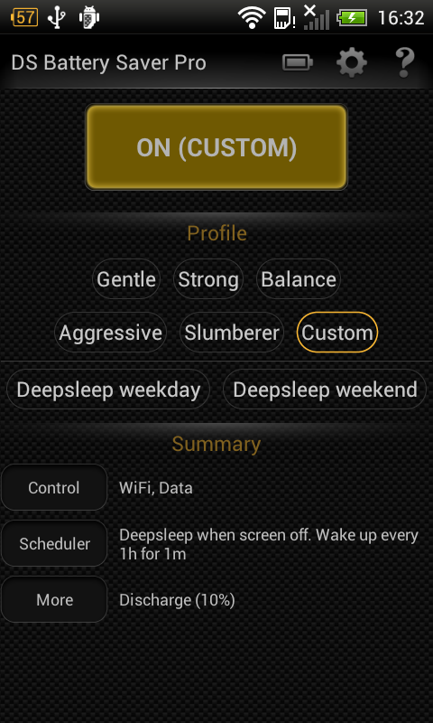 Deep Sleep Battery Saver Pro - screenshot
