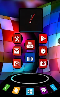 W8Tiles Next Launcher Theme 3D