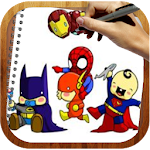 Cover Image of Download Coloring Book Super Heroes Kid 1.0 APK
