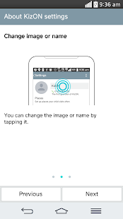 LG KizON Screenshot