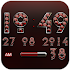 Digi Clock Widget Red Diamond2.51 (Paid)