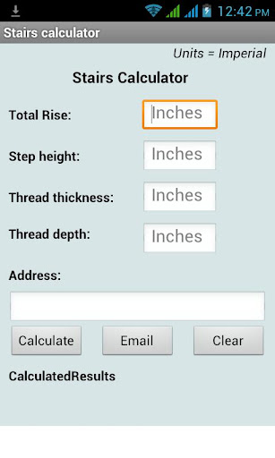 Stairs Calculator