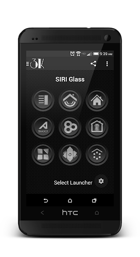 3K SR GLASS - Icon Pack