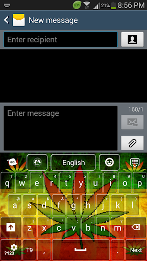 Rasta Weed Keyboard