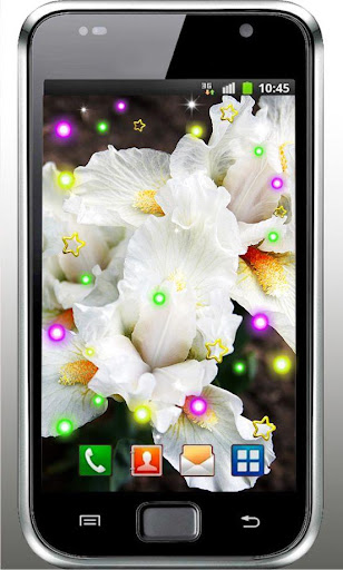 Irises Flowers live wallpaper