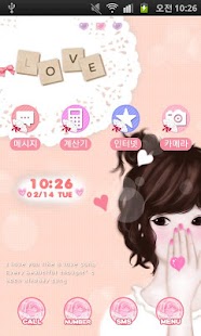 CUKI Theme Lovely pink girl