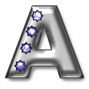 Bling-bling A-monogram 1.1.1