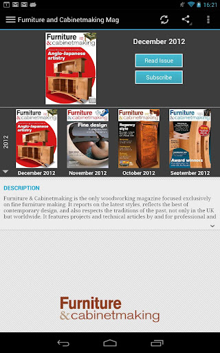 Furniture Cabinetmaking Mag