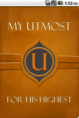 My Utmost - Classic Edition Screen 1